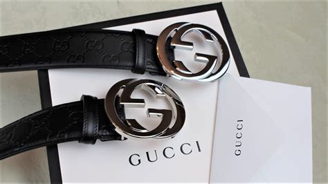 mens silver gucci replica designer belts|authentic gucci belt box.